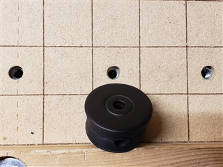 View of Washers Painted Flat Black